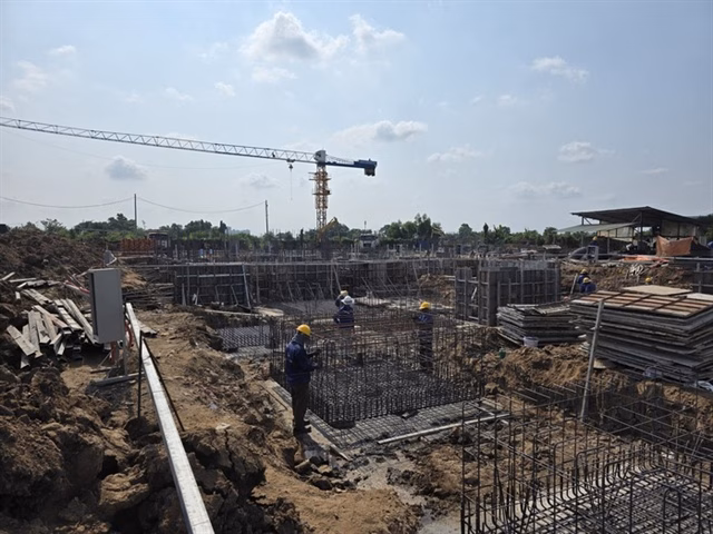 Một dự án nhà ở xã hội đang triển khai tại TPHCM, kỳ vọng sẽ được hưởng lợi từ cơ chế rút ngắn thủ tục.