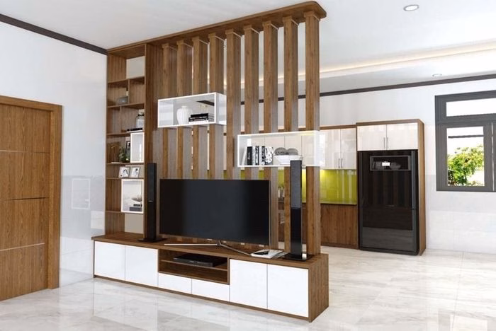 Yếu tố thẩm mỹ và sự hài hòa về tỷ lệ là then chốt khi thiết kế vách ngăn. (Ảnh: Housedesign)