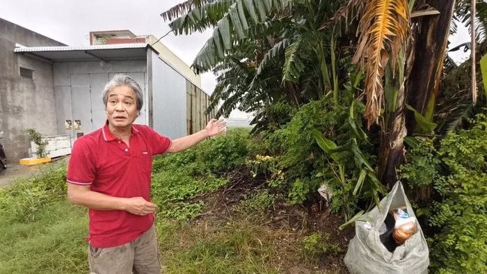 Ông Đặng Huy Dũng sở hữu lô đất số 18, nhưng riêng lô 19 ông trúng đấu giá lại "biến mất" trên thực tế.