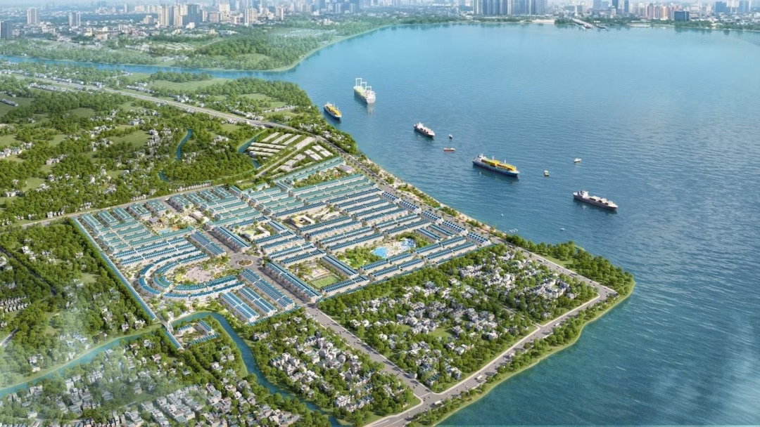 Hiep Phuoc Premia định vị phân khúc đô thị sinh thái ven sông Soài Rạp, đón đầu hạ tầng Metro số 4. Ảnh: Chủ đầu tư